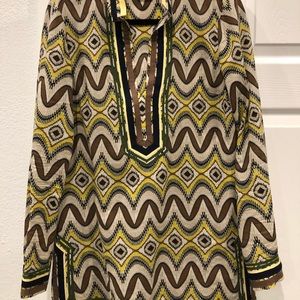 Tori Burch tribal print shirt